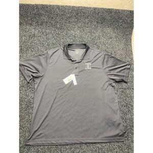 Core365 Mens Performance Polo Shirt 3XL Carbon Gray UV Protection 88181 NWT